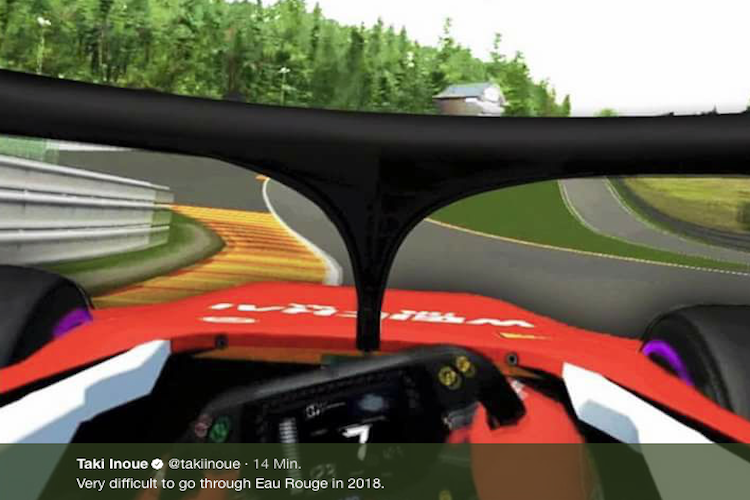 Wie ein Brett vor dem Kopf: Mit dem Halo in Eau Rouge