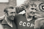 Zweiter Platz beim Debüt: Sergei Scherbinin (Mitte) und Boris Poganovsky 1973 in Makkinga