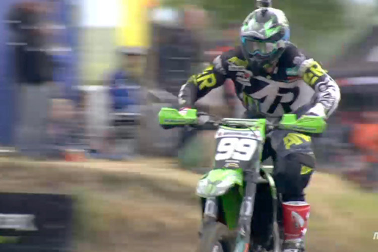 Max Anstie gewann den zweiten Lauf der MX2-Klasse 