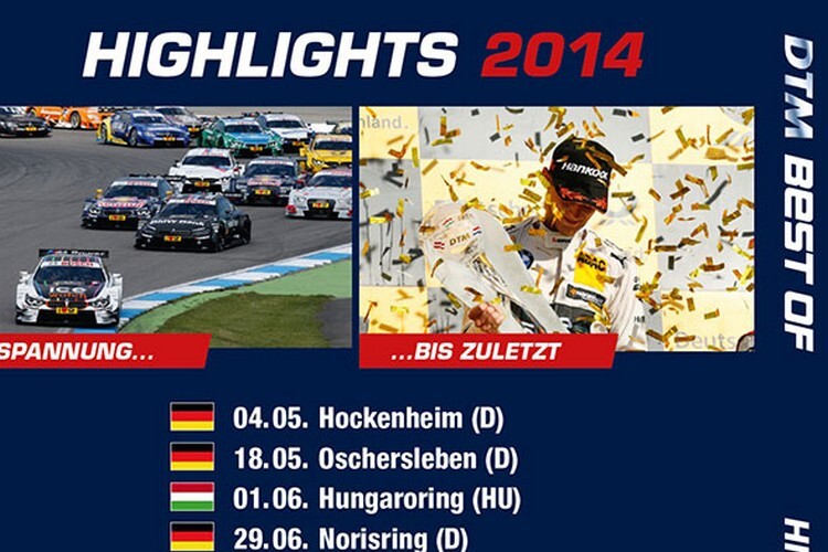 Highlights des Vorjahres: Die Best of DTM 2014-DVD