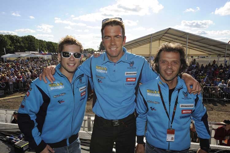 Bautista, Teamchef Denning und Capirossi