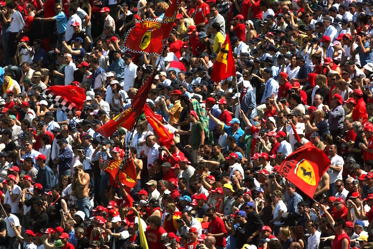 Die Tifosi in Imola