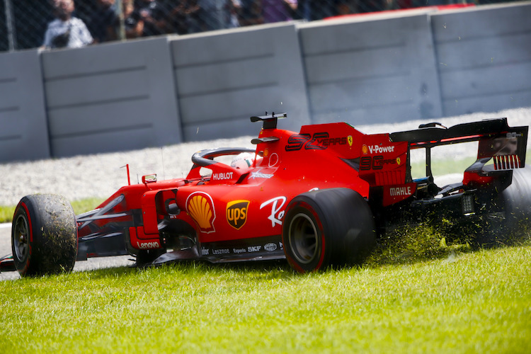 Sebastian Vettel in Monza 2019