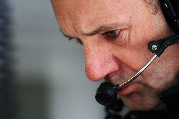 Adrian Newey, in Gedanken versunken