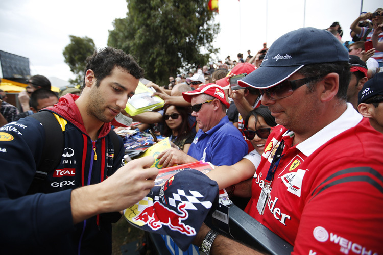 Selbst Ferrari-Fans sind von Daniel Ricciardo beeindruckt