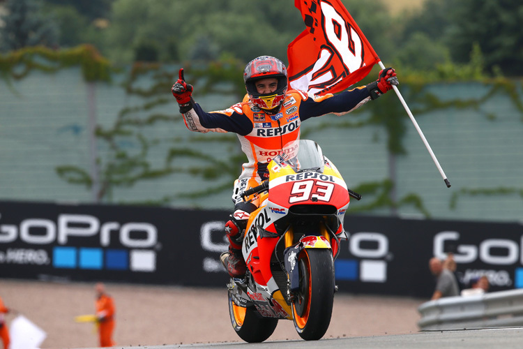 Seit 2013 ist Marc Márquez auf dem Sachsenring ungeschlagen