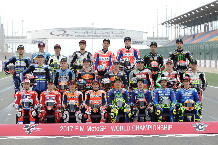 Die Stammfahrer der MotoGP-WM 2017