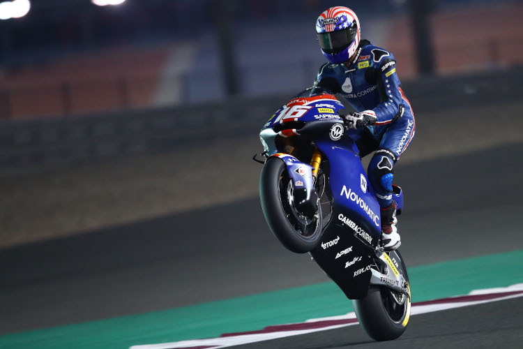 Joe Roberts feierte am Freitag in Losail die Tagesbestzeit