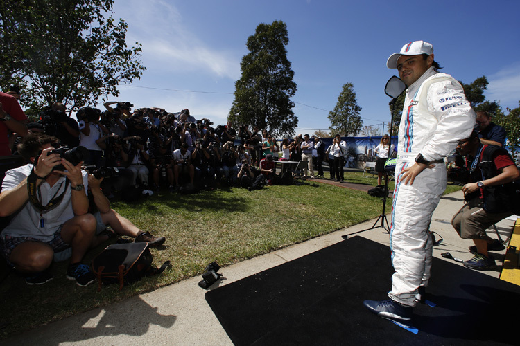 Kleiner Mann ganz gross: Felipe Massa ist für den Australien-GP gut vorbereitet