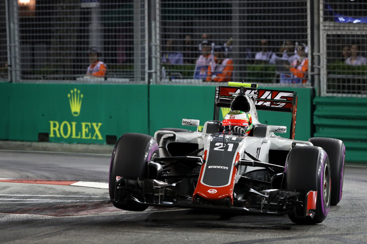 Esteban Gutiérrez im Singapur-GP