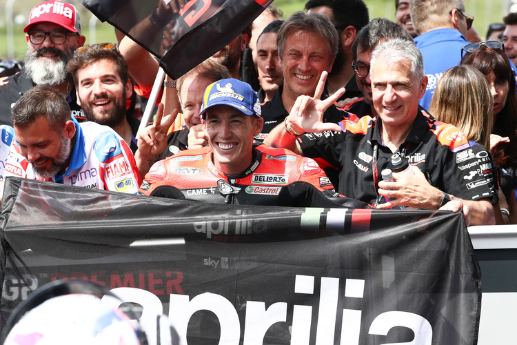 Aleix Espargaró holte 2022 das fünfte Podium für Aprilia: Ein neuer Rekord für die Italiener