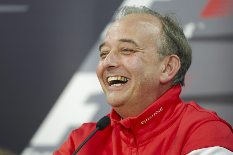 John Howett hat gut lachen