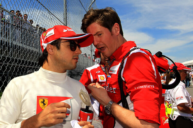 Felipe Massa und Rob Smedley