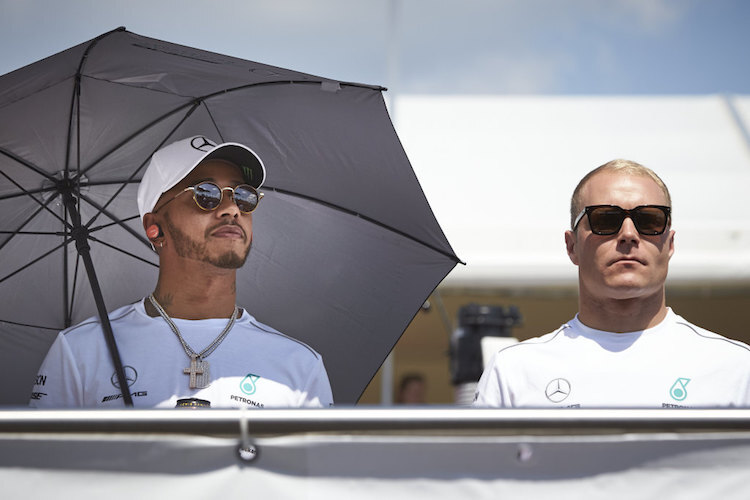 Lewis Hamilton und Valtteri Bottas