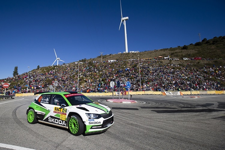 Skoda-Neuling Juuso Nordgren in Spanien