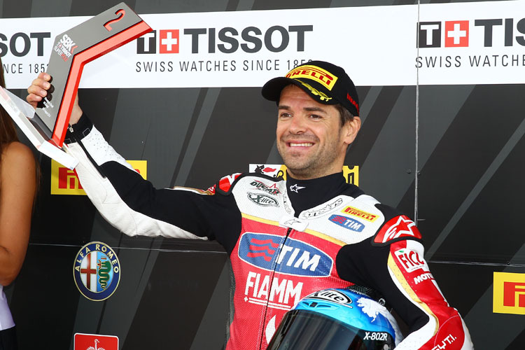 Carlos Checa: Jubel über Startplatz 2 in Silverstone