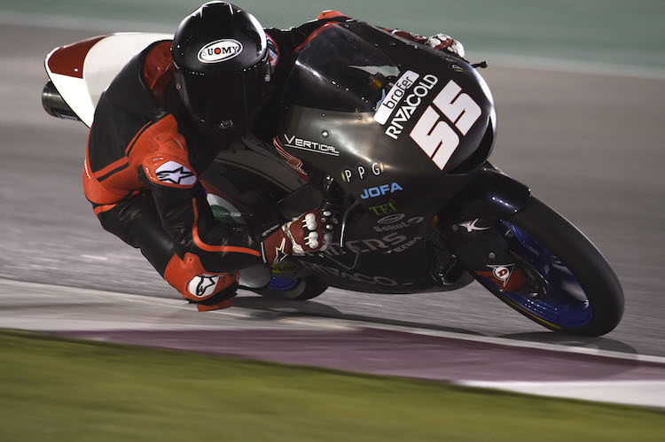 Romano Fenati drehte am zweiten Katar-Testtag die schnellste Moto3-Runde