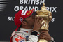 Lewis Hamilton 2008 bei seinem Heimsieg in Silverstone