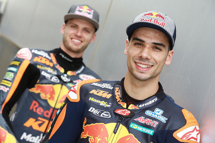 Die Red Bull-KTM-Ajo-Piloten Miguel Oliveira und Brad Binder