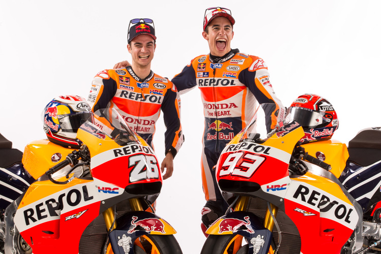 Dani Pedrosa und Marc Márquez