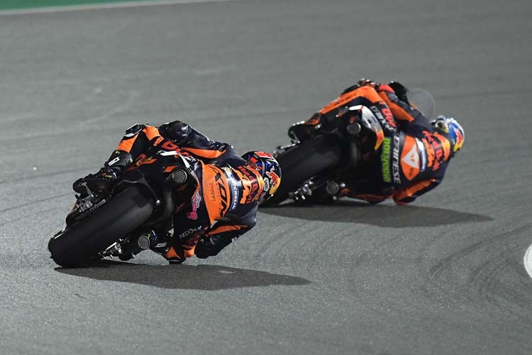 Die KTM-Werkspiloten Pol Espargaró und Bradley Smith