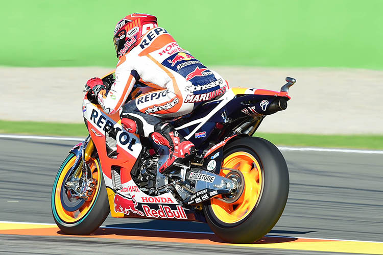 Marc Márquez war im Warm-up der schnellste MotoGP-Pilot