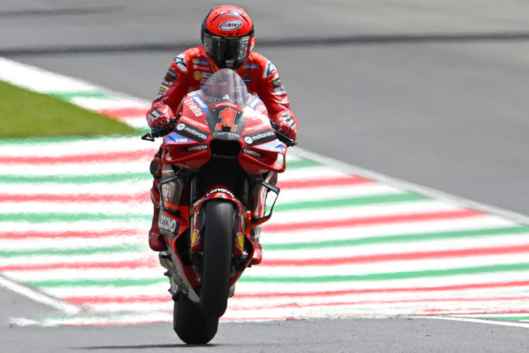 Pecco Bagnaia, Schnellster des Freitags