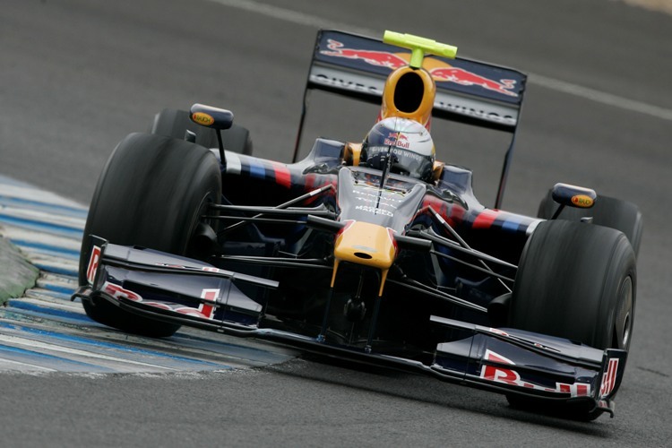 Hinterliess starken Eindruck am ersten Testag: Vettel im RB5
