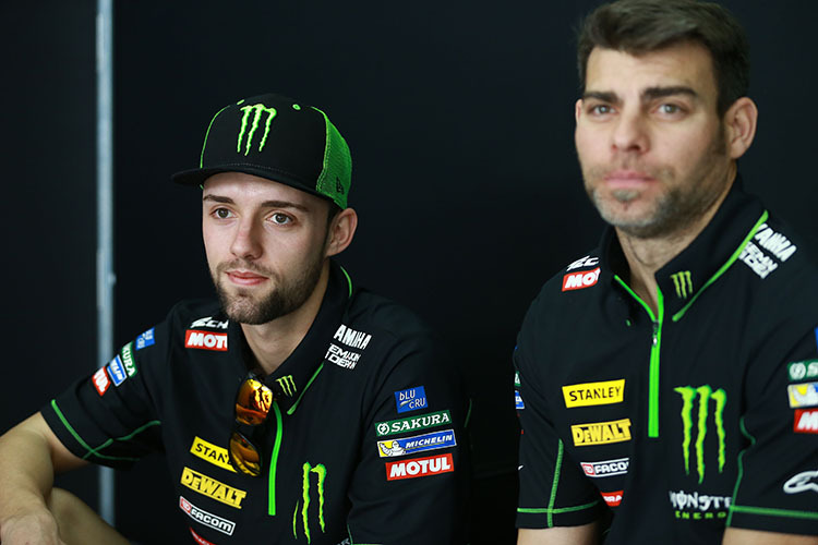 Jonas Folger und sein Crew-Chief Nicolas Goyon