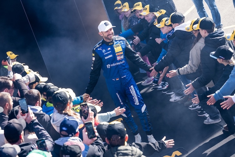 René Rast wenige Augenblicke vor seinem vorerst letzten DTM-Rennen
