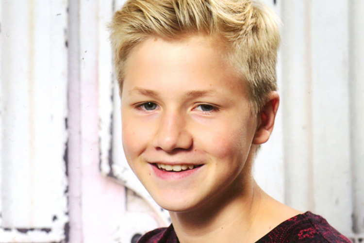 Der 14-jährige Joshua Bauer