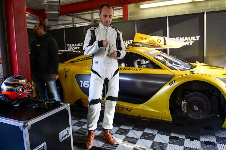 Robert Kubica bei seinem Einsatz für Renault in Belgien 2016