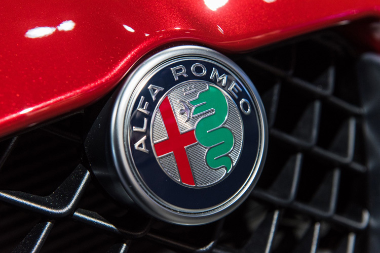 Das berühmte Logo von Alfa Romeo