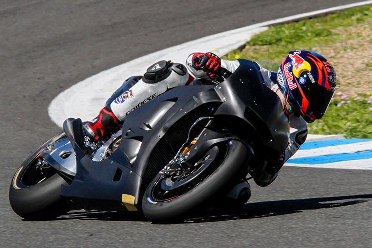 Stefan Bradl bei Jerez-Test auf der Honda RC213V