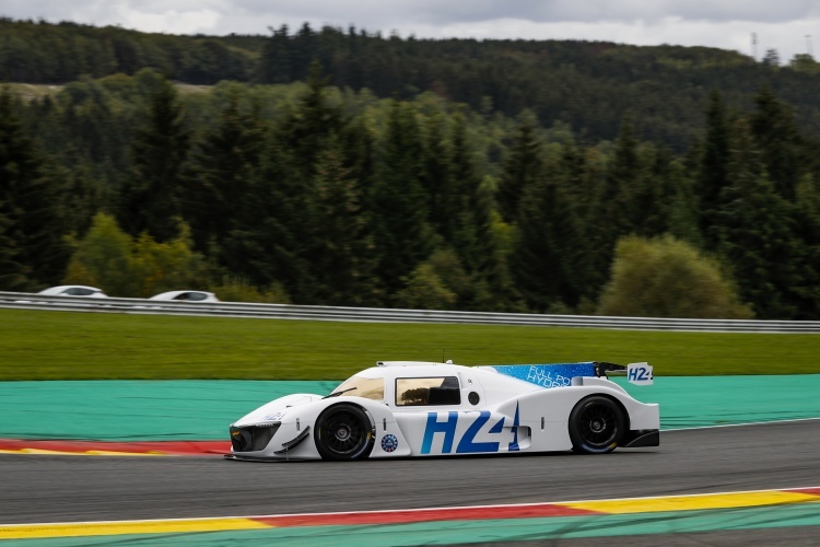 Der LMPH2G auf der Demofahrt bei der ELMS in Spa-Francorchamps