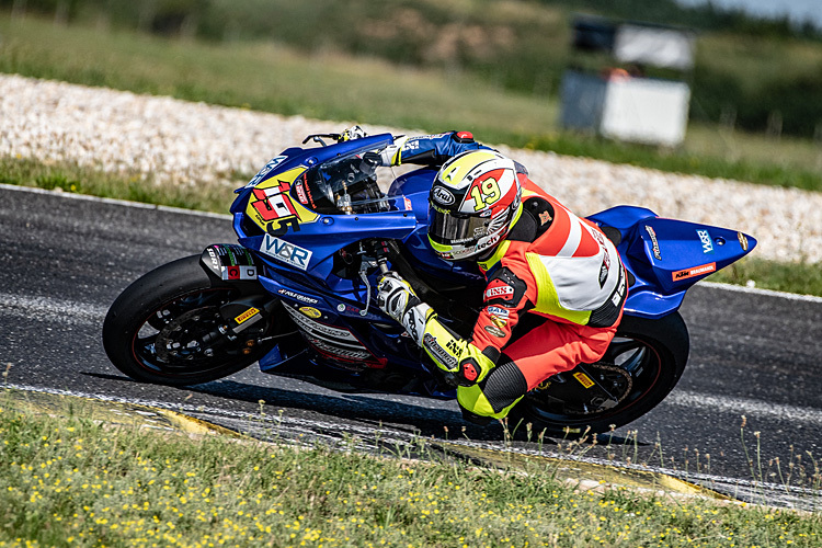 Andreas Kofler beim erfolgreichen Test auf dem Pannonia Ring