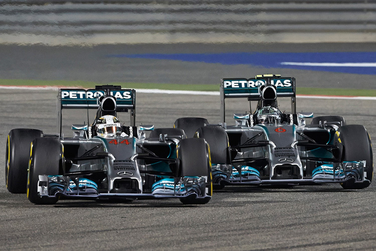 Lewis Hamilton gegen Nico Rosberg: So heiss wie in Bahrain dürfte es auch in Abu Dhabi werden