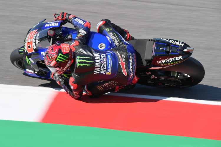 MotoGP-WM-Leader Fabio Quartararo in Mugello