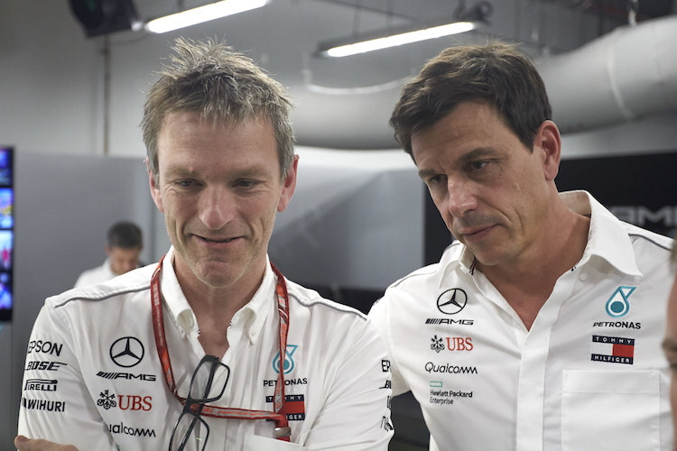 James Allison und Toto Wolff