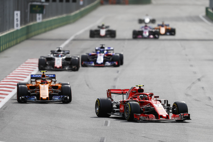 Kimi Räikkönen im chaotischen Baku-GP