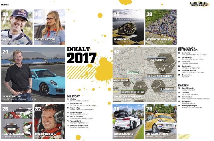Ein Muss für die Fans - Magazin der ADAC Rallye Deutschland