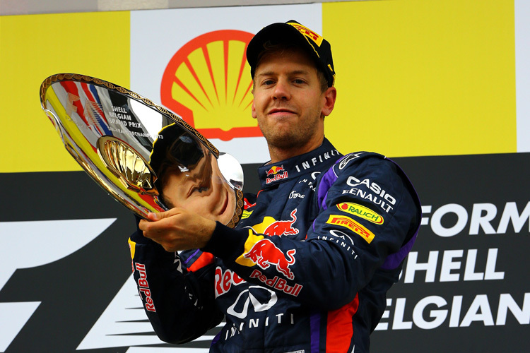 Belgien-GP-Sieger Sebastian Vettel