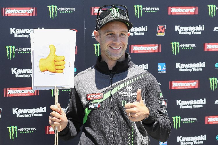 Jonathan Rea: Daumen hoch für Laguna Seca 