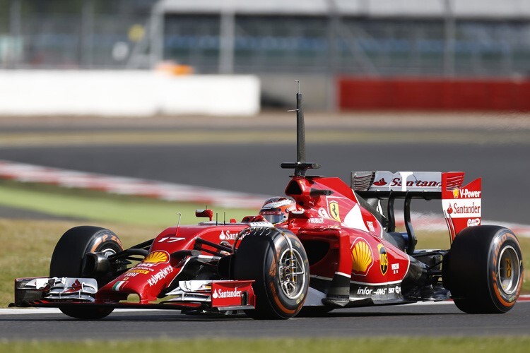 Jules Bianchi 2014 im Ferrari mit der 17