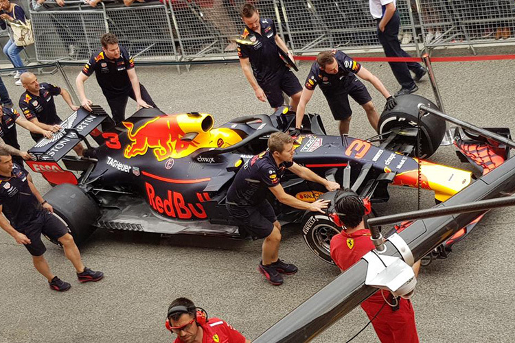 Die atemraubenden Seitenkästen am Red Bull Racing-Renner