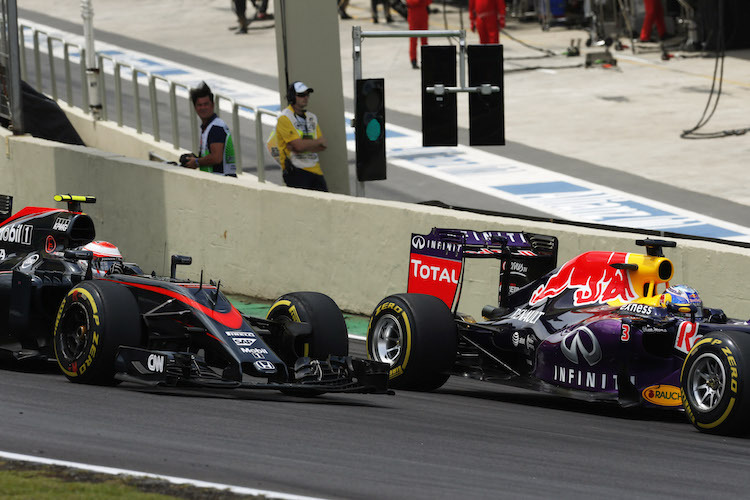 Daniel Ricciardo gegen Jenson Button