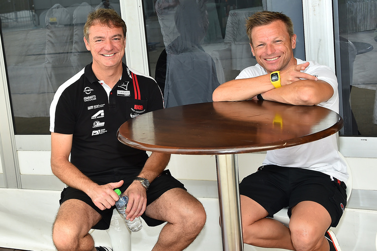 In Sepang: Terrell Thien und Dirk Heidolf