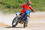 Andrea Dovizioso gestern beim Dirt-Track-Training in Misano