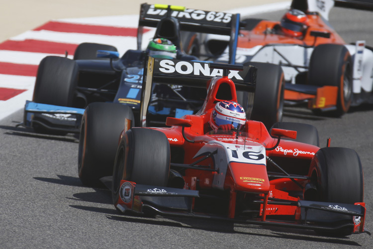 Beim GP2-Saisonauftakt in der Wüste von Bahrain punktete René Binder in beiden Rennen