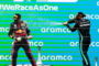 Max Verstappen und Lewis Hamilton in Ungarn